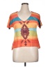 La Mamba 100% Polyester Orange Short Sleeve T-Shirt Size XL - photo 1