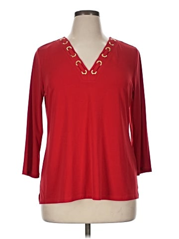 MICHAEL Michael Kors 3/4 Sleeve Top (view 1)