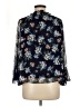 LC Lauren Conrad 100% Polyester Blue 3/4 Sleeve Blouse Size M - photo 2