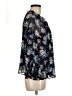 LC Lauren Conrad 100% Polyester Blue 3/4 Sleeve Blouse Size M - photo 4