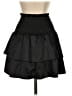 Shein 100% Polyester Solid Black Casual Skirt Size XS - photo 2