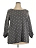 Cynthia Rowley TJX Polka Dots Gray Pullover Sweater Size 2X - photo 1