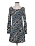Aryeh Print Blue Casual Dress Size S - photo 1