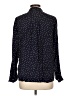 Gap 100% Viscose Polka Dots Black Long Sleeve Blouse Size L - photo 2