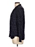 Gap 100% Viscose Polka Dots Black Long Sleeve Blouse Size L - photo 5