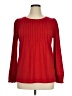 Automet Red Long Sleeve Blouse Size XL - photo 1