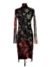 FUZZI 100% Nylon Print Black Cocktail Dress Size XL - photo 2