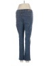 Liz Claiborne Chevron-herringbone Blue Jeans Size 4 (petite) - photo 2