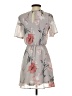 Sienna Sky 100% Polyester Floral Gray Casual Dress Size XS - photo 2