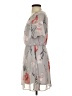 Sienna Sky 100% Polyester Floral Gray Casual Dress Size XS - photo 5