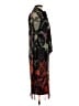 FUZZI 100% Nylon Print Black Cocktail Dress Size XL - photo 4