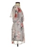 Sienna Sky 100% Polyester Floral Gray Casual Dress Size XS - photo 4