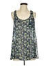 Lily White 100% Polyester Blue Sleeveless Top Size L - photo 1