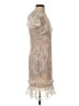 PrettyLittleThing 100% Polyester Ivory Cocktail Dress Size 6 - photo 4
