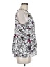Christopher & Banks 100% Polyester Silver Sleeveless Blouse Size M (petite) - photo 4