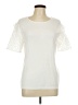Vila Milano Ivory Short Sleeve Top Size L - photo 1