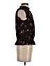 J.Crew 100% Polyester Black Sleeveless Blouse Size 00 - photo 4
