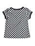Unbranded Checkered-gingham Black Short Sleeve T-Shirt Size 14 - photo 2