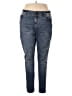 Venezia Solid Blue Jeans Size 18 - photo 1