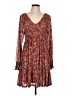 Assorted Brands Paisley Brown Casual Dress Size L - photo 1