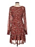 Assorted Brands Paisley Brown Casual Dress Size L - photo 2