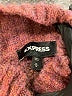 Express Tweed Burgundy Turtleneck Sweater Size M - photo 7