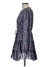 City Triangles 100% Polyester Paisley Blue Casual Dress Size L - photo 5