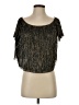 Zara Basic Black Short Sleeve Top Size S - photo 1