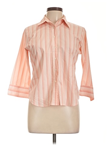 Lands' End 3/4 Sleeve Button-Down Shirt (view 1)