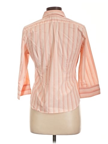 Lands' End 3/4 Sleeve Button-Down Shirt (view 2)