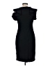 Lands' End Solid Black Casual Dress Size 6 - photo 2