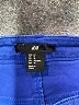 H&M 100% Polyester Solid Blue Shorts Size 14 - photo 3