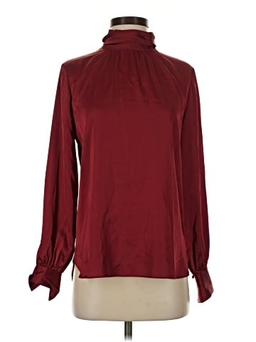 White House Black Market Long Sleeve Blouse (view 1)