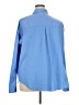 Universal Standard Solid Blue Long Sleeve Button-Down Shirt Size 22 - 24 - photo 2