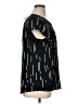 Monday Fun 100% Polyester Black Short Sleeve Blouse Size XL - photo 4