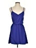 Leith 100% Polyester Solid Blue Cocktail Dress Size S - photo 1