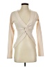 Nasty Gal Inc. Ivory Long Sleeve Blouse Size 4 - photo 1