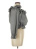 Hyfve Gray 3/4 Sleeve Blouse Size L - photo 4