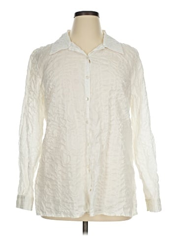 Eileen Fisher Long Sleeve Button-Down Shirt (view 1)
