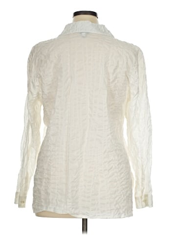 Eileen Fisher Long Sleeve Button-Down Shirt (view 2)