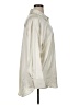 Open Edit Metallic Ivory Long Sleeve Button-Down Shirt Size 1X - photo 4