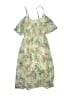 Disney 100% Polyester Floral Green White Casual Dress Size XS - photo 2
