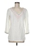 Eddie Bauer Ivory 3/4 Sleeve Blouse Size M - photo 1