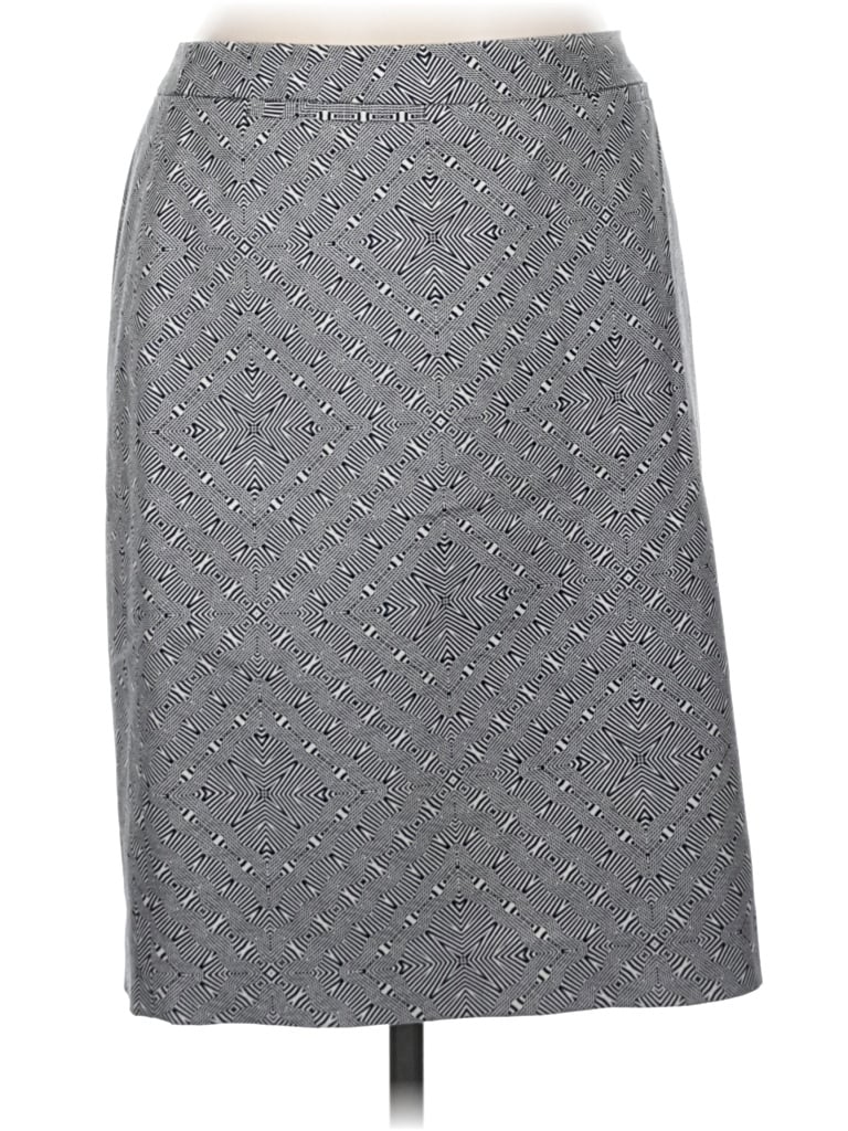 Pre-owned Halogen Formal Skirt In Gray