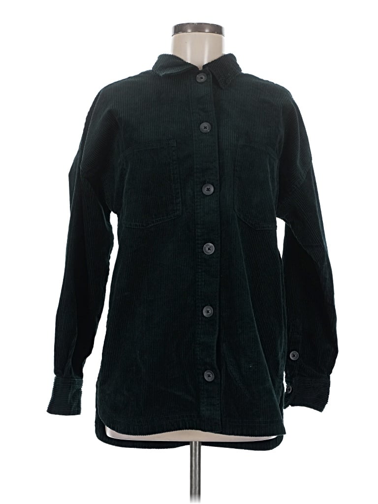 Pre-owned Matty M Long Sleeve Button Down Shirt In Black