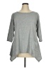 Avenue Gray 3/4 Sleeve Top Size 14 Plus - photo 1