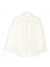 Lands' End 100% Cotton Solid Ivory White Long Sleeve Button-Down Shirt Size 10 - photo 2