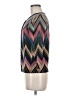 Tabitha 100% Cotton Chevron-herringbone Blue Cardigan Size M - photo 5
