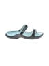 Crocs Teal Sandals Size 5 - photo 1