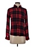 Jack Wills 100% Viscose Plaid Red Long Sleeve Button-Down Shirt Size 2 - photo 1
